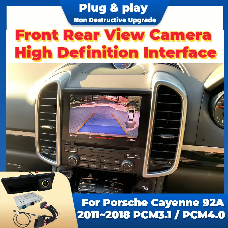 Trail Camera Infrared - Porsche Cayenne 92A için ön arka