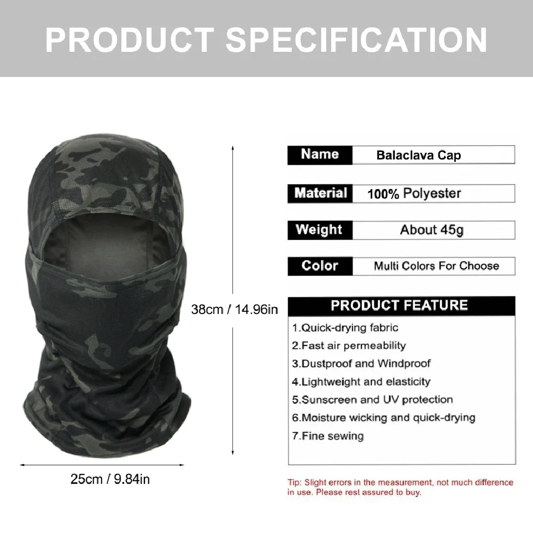 Kamuflajlı Balaklava Şapka Bis - Outdoor Hunting Prints incelemesi ve fiyatı